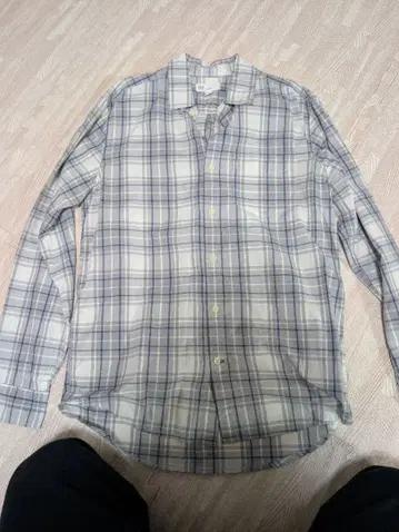 GAP 체크 무늬 긴팔 셔츠 S 사이즈