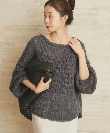 plage HAND KNIT 점보 탐 풀오버
