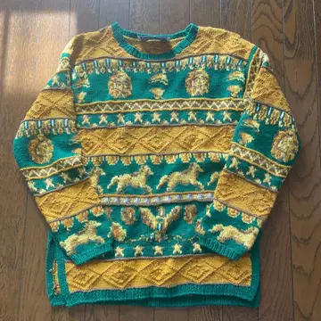 아드리안느 비타디니 동물 패턴 스웨터