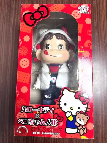 헬로키티 x 페코짱 인형 40TH ANNIVERSARY 콜라보