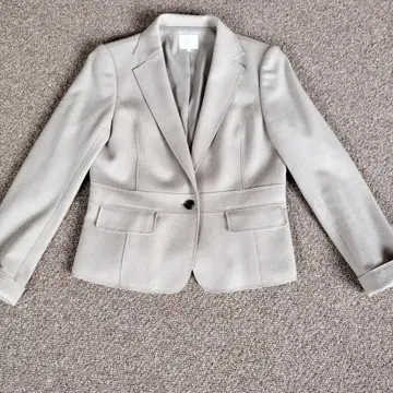 자유구 42 베이지 테일러드 자켓 울 100% 온워드 카시야마