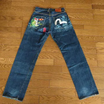 EVISU 스트레이트 데님 30 35