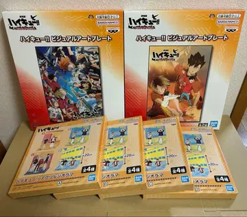 하이큐 아크릴 디오라마 & 비주얼 아트 플레이트 6종 세트