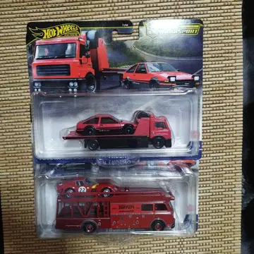 핫휠 트랜스포트 2대 세트 페라리 TOYOTA 86