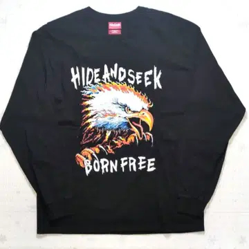 H&S L/S 셔츠 BLACK L 미사용 하이드&시크 긴팔