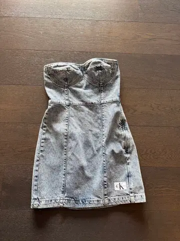 캘빈 클라인 진스 슬리브리스 원피스