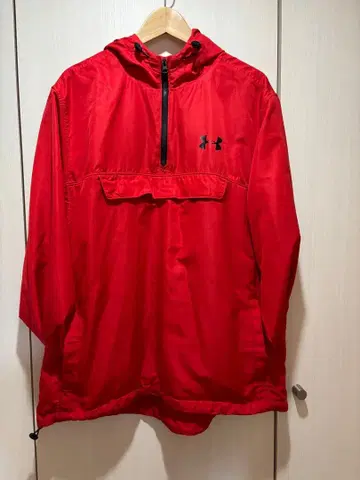 언더아머 나일론 자켓 레드 사이즈 XL