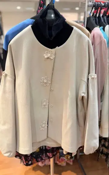 세일 상품, Super Beauty 노카라 코트, 44 아이보리