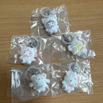 산리오 캐릭터즈 메지루시 액세서리 포근포근 스노우 세미 컴프