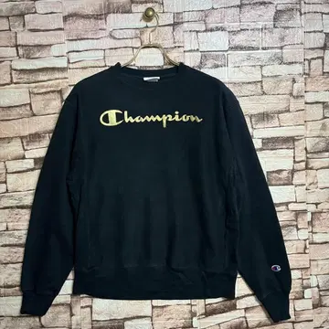 구제 의류 챔피온 champion 리버스 위브 블랙 맨투맨 XL