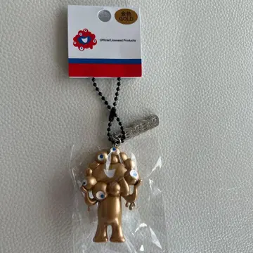 오사카 간사이 박람회 한정판 골드 컬러 미야쿠미야쿠 키링