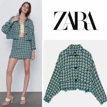 ZARA 자라 트위드 셋업 XS