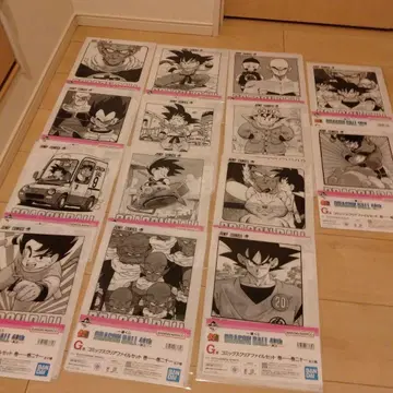 드래곤볼 제일복권 G상 클리어 파일 14종 세트