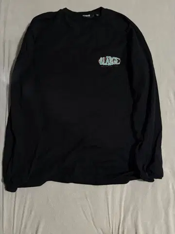 XLARGE 블랙 로고 긴팔 T셔츠 L
