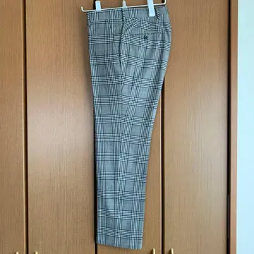 SHIPS 글렌체크 슬랙스 48 L 사이즈