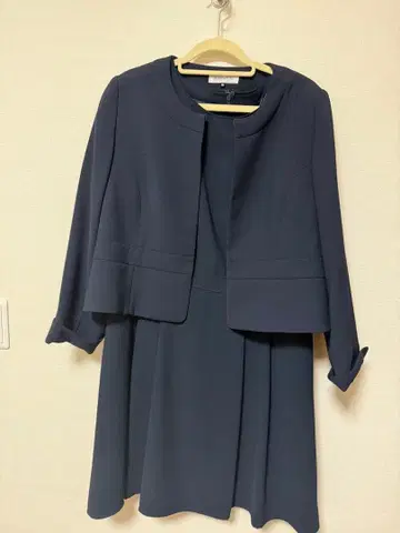 다크 네이비 수험 포멀 원피스