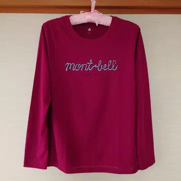 몽벨 mont-bell 마젠타 L 여성용 티셔츠