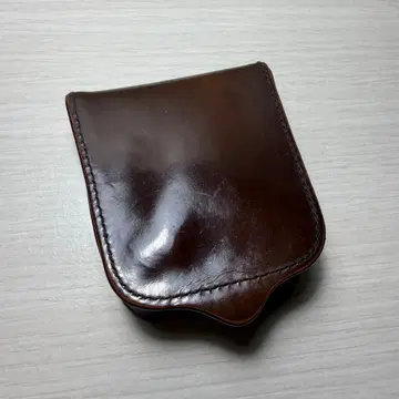 던힐 코인 케이스 말발굽형 브라운 그린