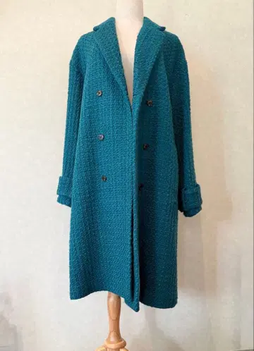 준 오카모토 남성용 그린 트위드 코트