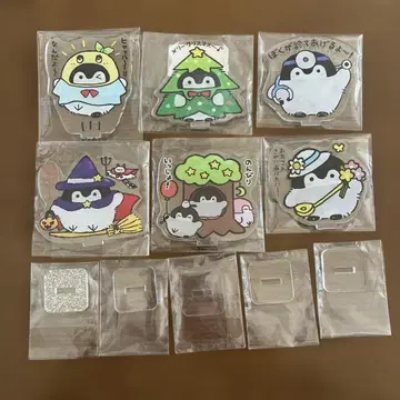 코우펜짱 아크릴 스탠드 6개 세트 (1개 분량의 받침대가 없습니다)