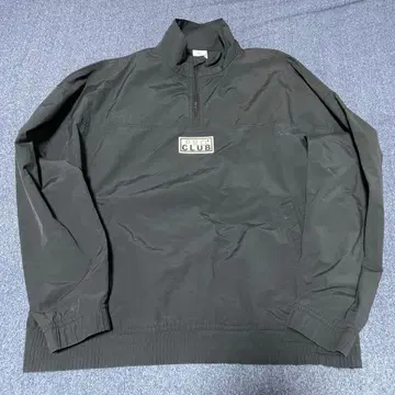 PRO CLUB 블랙 하프 지퍼 자켓 M