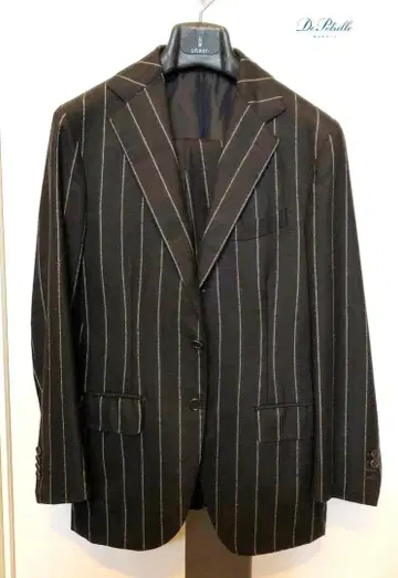 De petrillo 데페트릴로 브라운 스트라이프 플란넬 수트