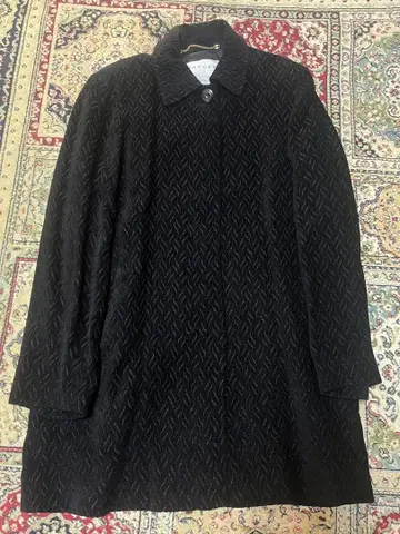 JAEGER 블랙 롱 코트