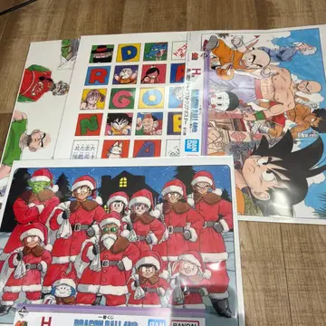 드래곤볼 제일복권 포스터 4종류