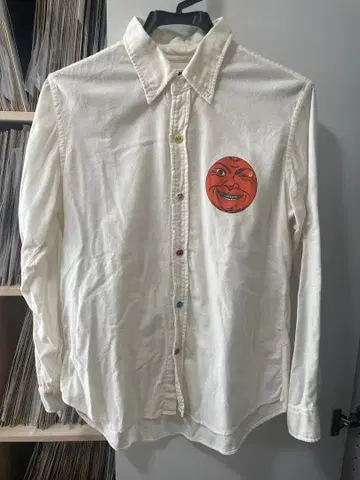 요코오 타다노리 Bohemians 울고 웃는 코튼 셔츠 S 사이즈