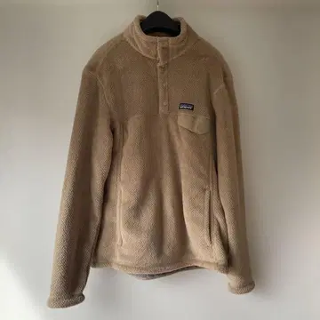 patagonia 베이지 하프 지퍼 플리스 재킷 L