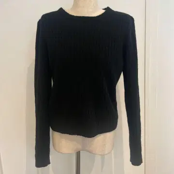 OHTORO 니트 스웨터 리브 긴팔 한국 패션