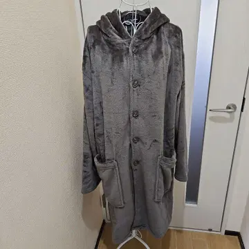 미사용 새상품 남성용 파이텐 후드 부착 담요 가운