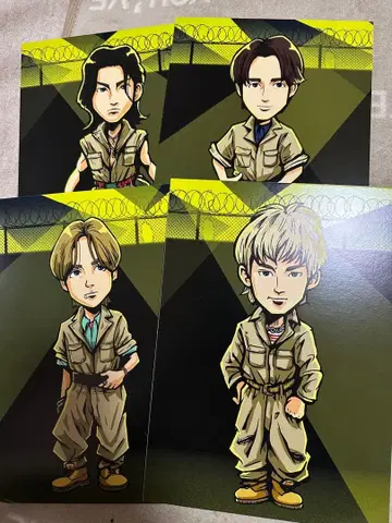 THE RAMPAGE 요시노 호쿠토 자유로의 대탈주 패널 4종