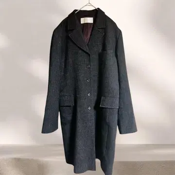 CORDIER 코르디아 갈색 브라운 롱 코트