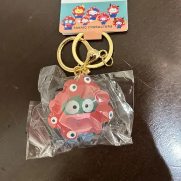 새상품 산리오 미야쿠미야쿠 클리어 키링 한교동 오사카 만박