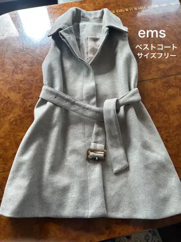 ems 베스트 코트 벨트 포함 프리 사이즈