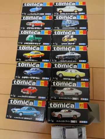 토미카 블랙 상자 복각판 14대 세트