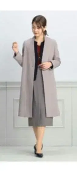 아오키 그레이지 롱 코트 사이즈 L