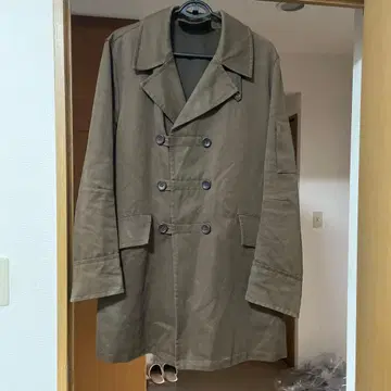 GIAN CARLO ROSSI 브라운 트렌치코트, 이탈리아제,