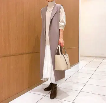 플라스테 롱 베스트 베스트 그레이지