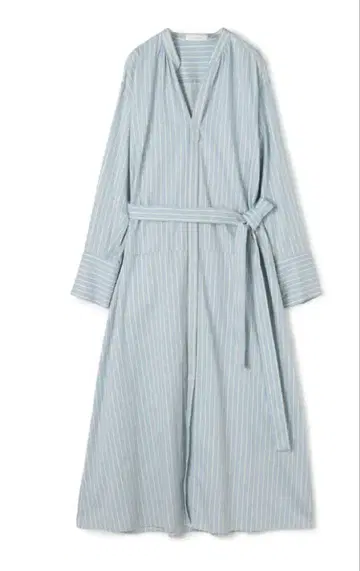 MACPHE 브러쉬드 코튼 트윌 셔츠 원피스