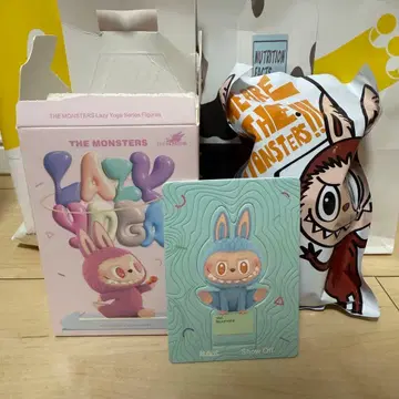 POPMART 라브부 LABUBU lazyyoga 요가 lay down