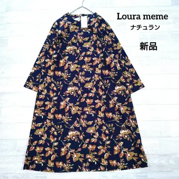 Loura meme 로라메메 꽃무늬 원피스 F 나츄란 새상품 12800엔