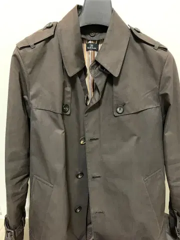 폴스미스 다크 브라운 트렌치코트