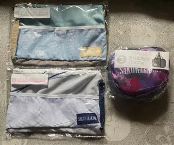 사쿠라자카46 복권 접이식 백 멀티 파우치 사코슈 묶음 판매