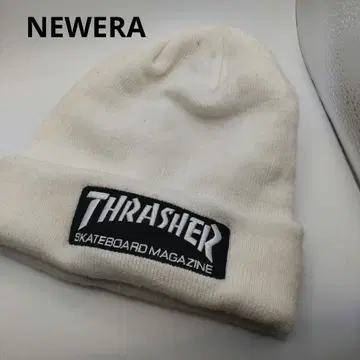 2283 NEWERA 트레셔 화이트 니트 캡