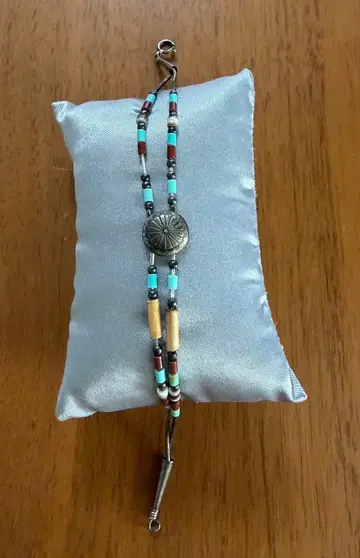 인디언 주얼리 스티어링 실버 팔찌