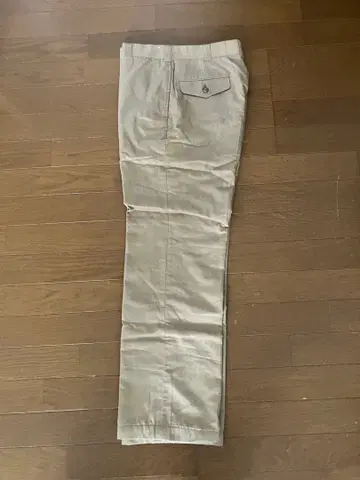 베이지 치노 팬츠 안감 플리스