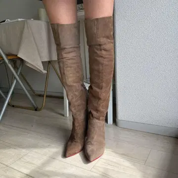 DIANA 다이애나 브라운 니하이 부츠 2way