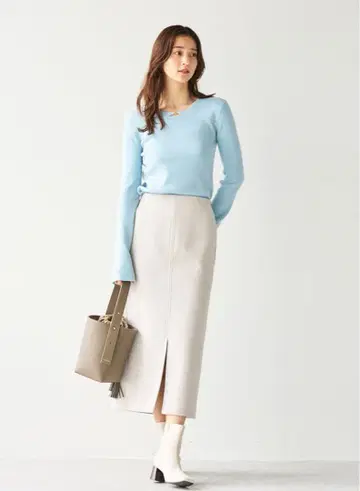 [새상품급 2WAY] LOUNIE 상의 긴팔 니트